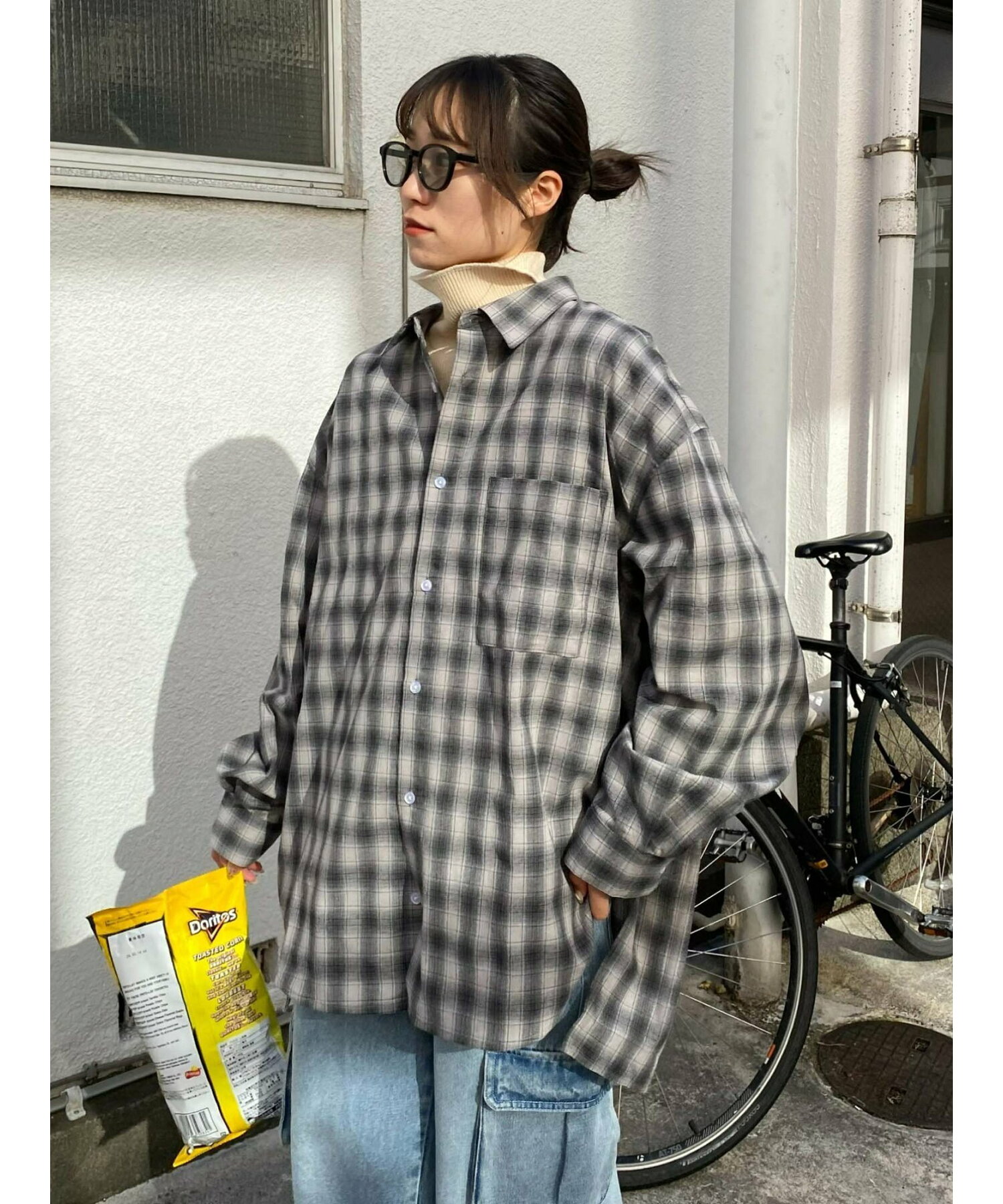 【UNISEX】ルーズシルエットレギュラーカラーアソートシャツ/一部WEB限定
